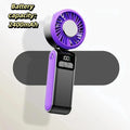 Flexible Folding Design Semiconductor Heat Dissipation Fan Soft Ambient Light Reliable Material Portable Folding Fan Oasis Select Grey