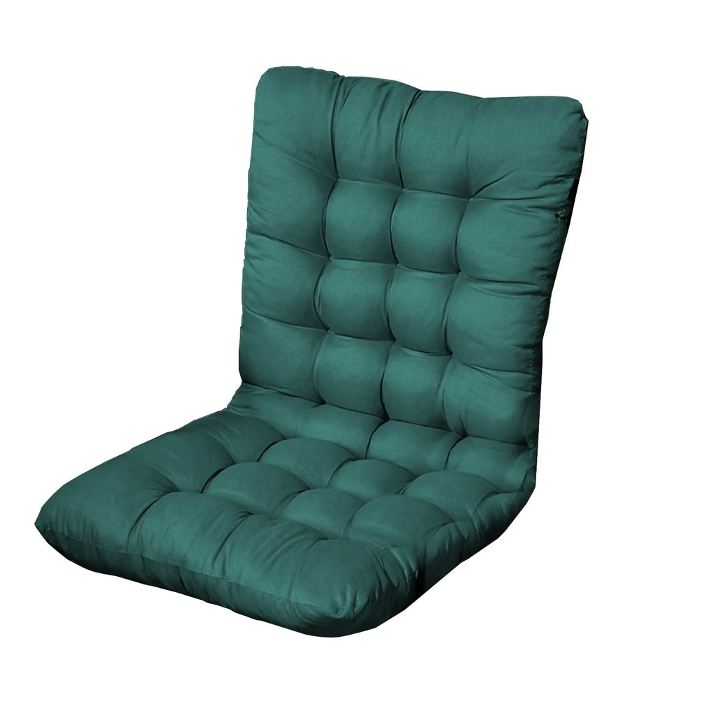 Winter Desk Chair Cushion with Back Support Thickened Good Elasticity And Softness Keep Warm Office Chair Seat Cushion Rocking Oasis Select Dark Green