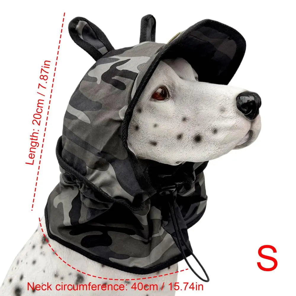 Dog Sun Hat Adjustable Drawstring Sunscreen Headwear with Wide Brim Dog Bucket Hat Sun Protection Bucket Pet Supplies Oasis Select S