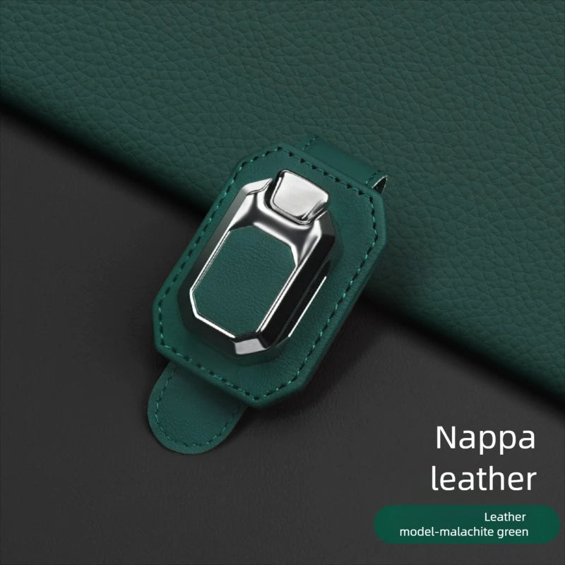NAPPA Leather Car Sun Visor Glasses Clip – Universal Fit