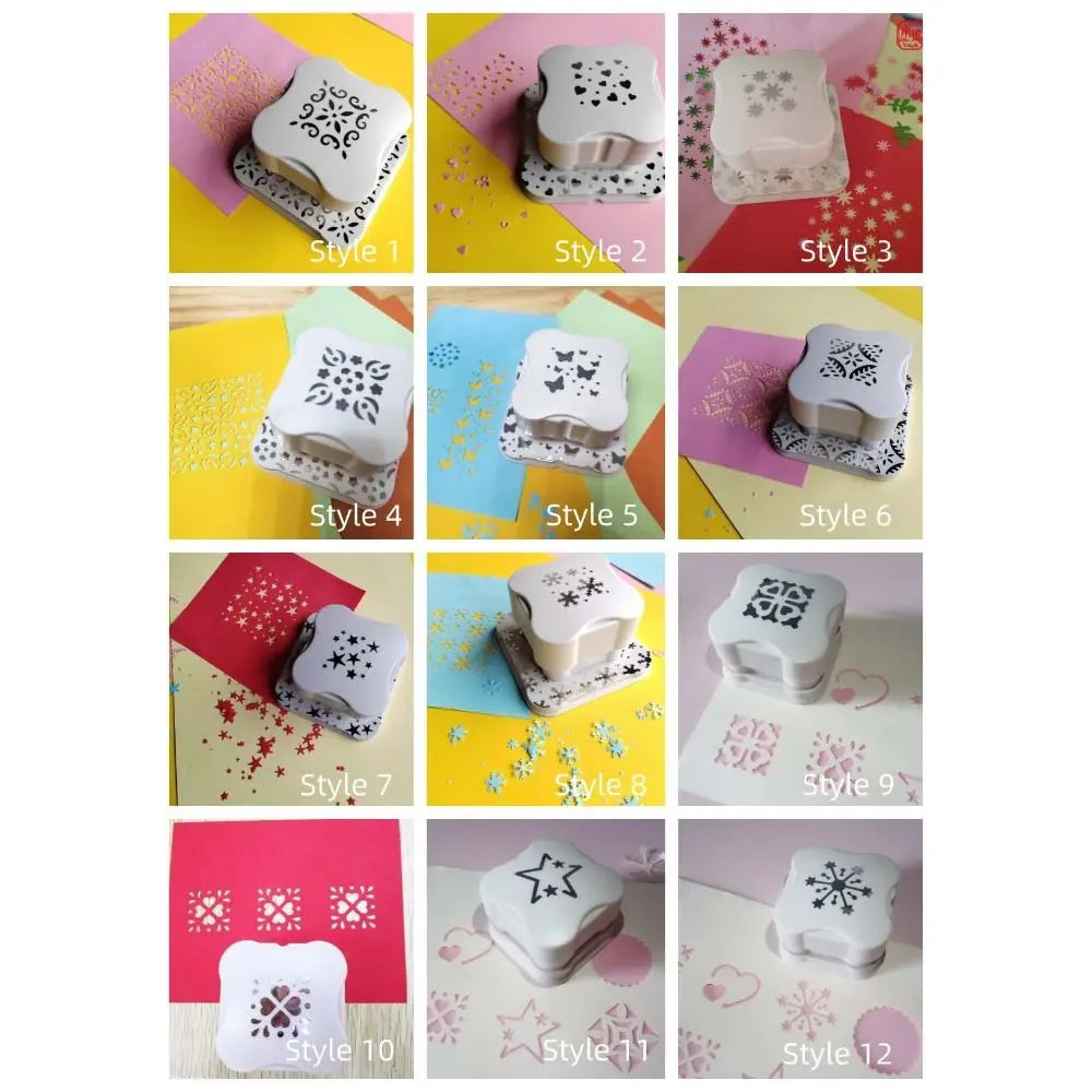 Magnetic Paper Hole Punch Handmade Crafts Tool Embossing Device Labor-Saving Punching Machine Paper Cutter Card Making Oasis Select