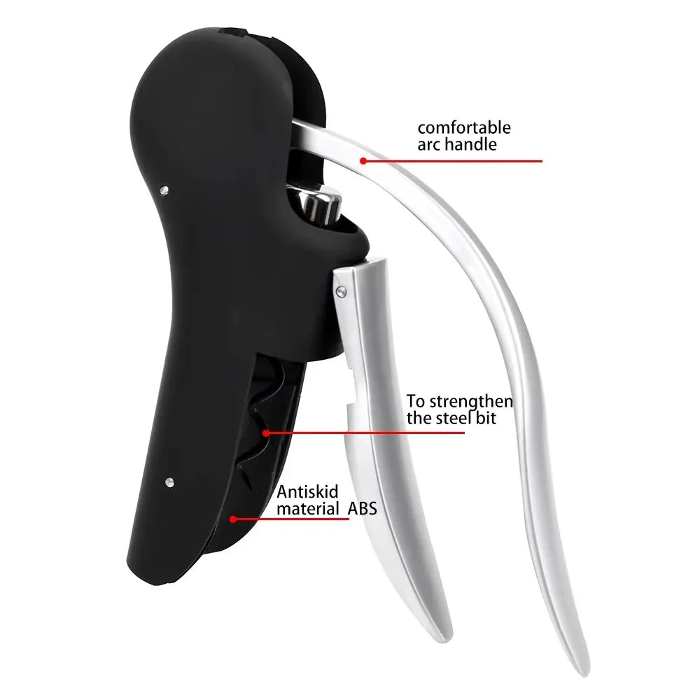CHANSUNRUN Wine Opener Corkscrew Set – Lever & Foil Cutter Wine Opener Set Oasis Select