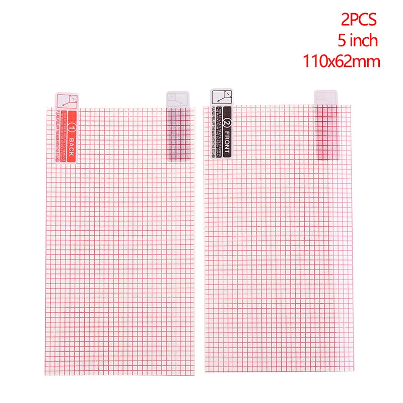 2PCS PET Universal Screen Protector 5/6/7/8/9/10/11/12 Inch Smart Phone Tablet GPS Protective Film Oasis Select MR-04