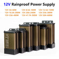 12V Rainproof Power Supply Transformer AC 220V TO DC 12V 60W 100W 150W 200W 240W 300W 400W 500W 700W Outdoor Power Supply Oasis Select 12V-8.5A-100W
