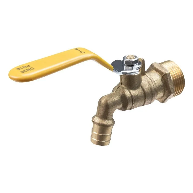 Thicken Garden Tap Faucet 1/2'' 3/4'' Metal Snap Fittings BSP Garden Hose Connector Home Outdoor Garden Tools