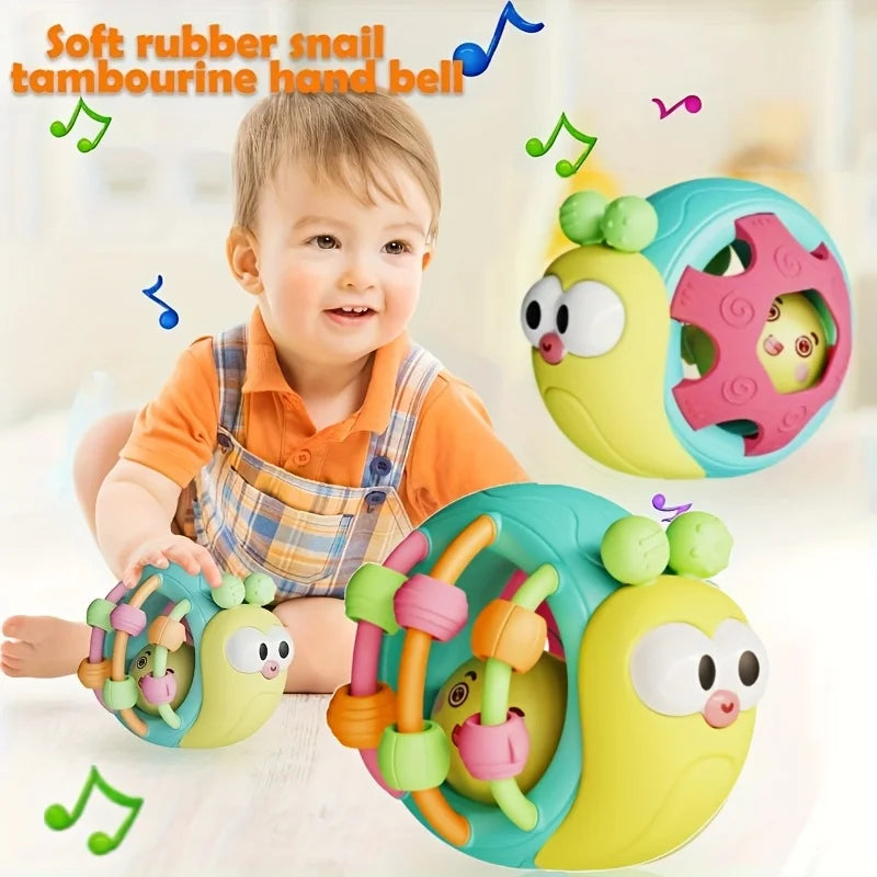 Cute And Interesting Hand-Held Baby Rattle, ABS Material, Color Festival Can Send Birthday Gifts, Christmas, Easter Oasis Select