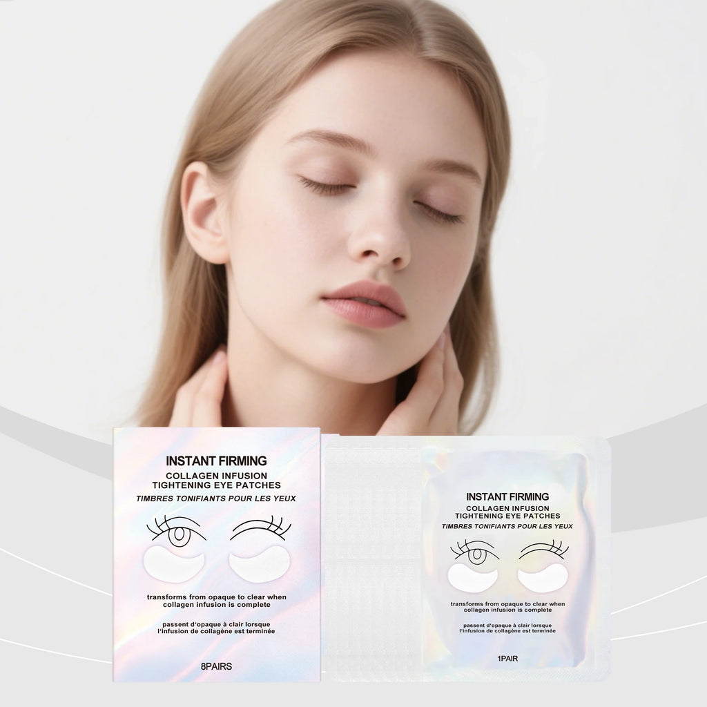 Collagen Eye Masks – Dark Circles, Puffiness & Fine Lines 8 Pairs Eye Mask Patches Oasis Select
