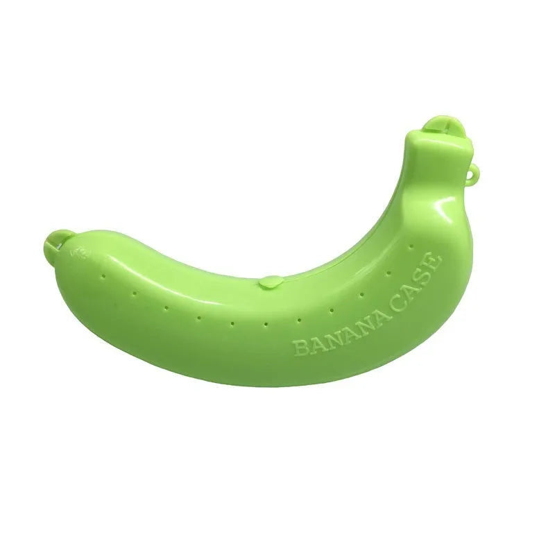 Banana Shaped Storage Box Portable Fruit Protector for School Lunch Outdoor Picnic and Daily Banana Protection Oasis Select