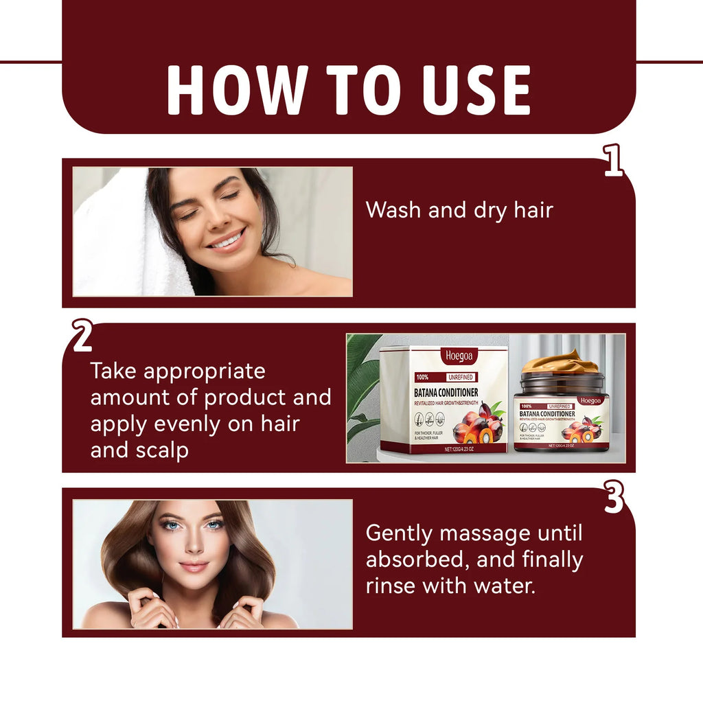 HOEGOA Batana Oil Hair Conditioner – Repair & Moisturize Hair Oil Conditioner Oasis Select