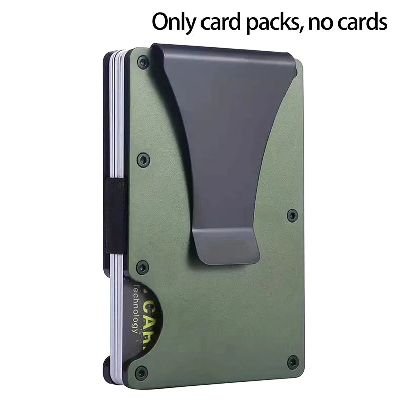Slim RFID Minimalist Wallet – Card Holder & Money Clip