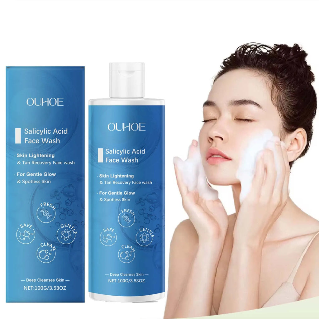 Salicylic Acid Facial Cleanser Acne Treatment Moisturizing Oil Control Skincare Face Wash Cleansing Pore Hydrating Skin Care Oasis Select