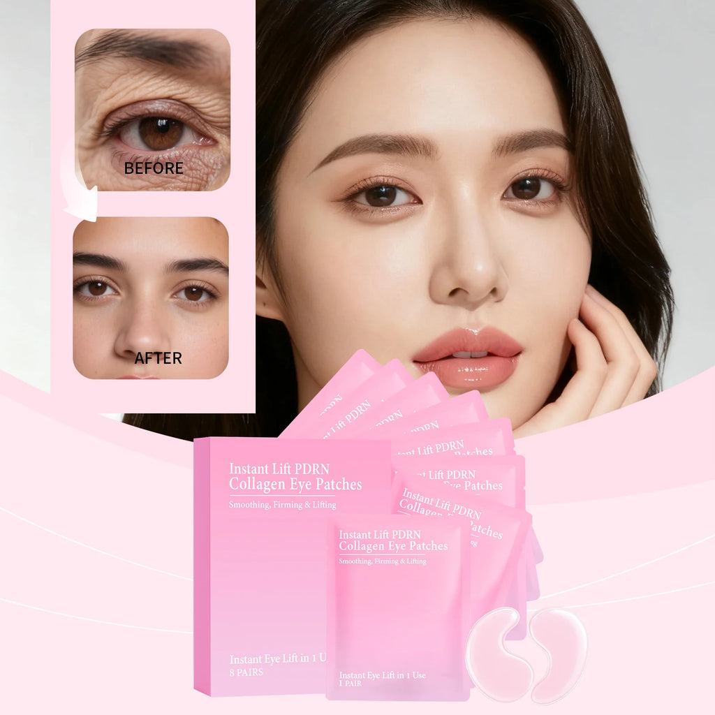 Collagen Hydrogel Eye Patches Moisturizing Brightening Reduce Dark Circles Puffiness Fine Lines Gentle Eye Care For Daily Oasis Select