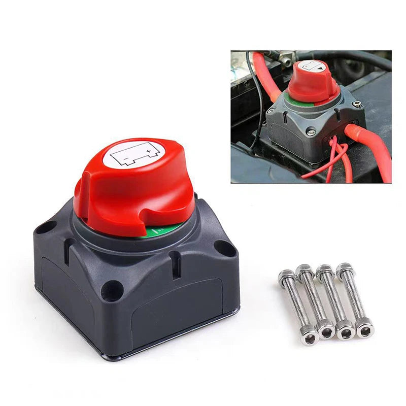 Marine Boat Car Battery Disconnect Switch 48V 24V 12V 2-Position Cut Off M10 275A Oasis Select