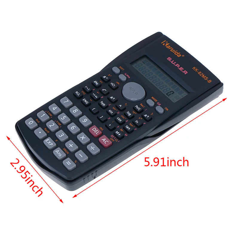 KOQZM 2-Line Scientific Calculator | 240 Functions, LCD