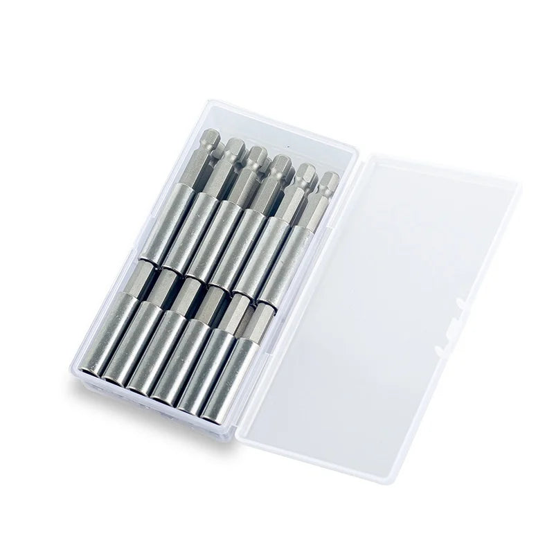 Hexagonal Handle Extended Connecting Rod Magnetic Screw Bit Extension Rod Long Handle Screwdriver Tip Holder Non-slip Hand Tools Oasis Select