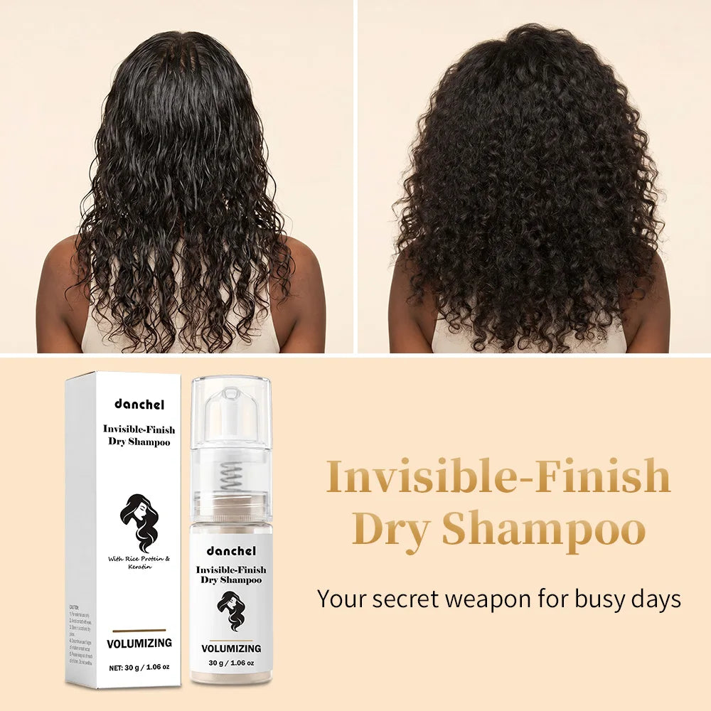 Danchel Dry Shampoo Powder – Rice Protein Oil-Absorbing & Volumizing Dry Shampoo Powder Oasis Select Option 1