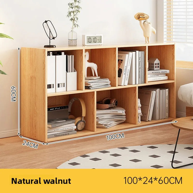 Bookcase Household Bookshelf Shelf Kindergarten School Bag Cabinet Living Room Grid Cabinet Storage Cabinet Large Capacity Oasis Select 4