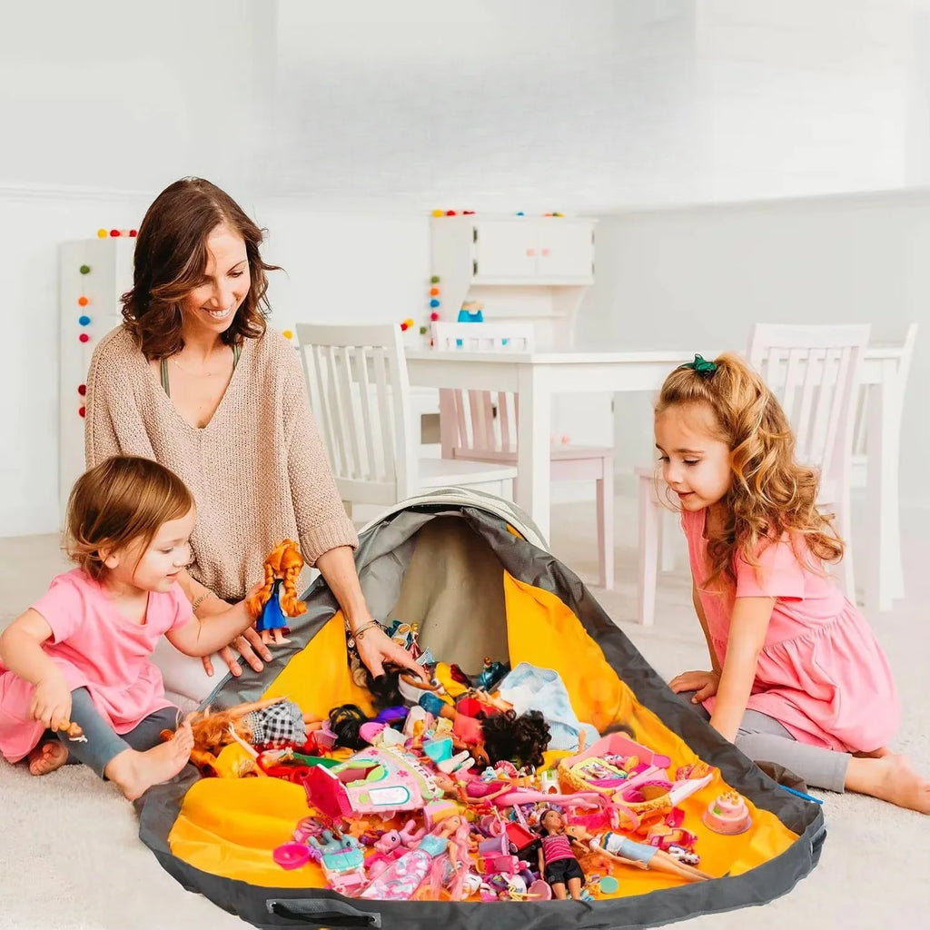 Portable Kids Toy Storage Bag with Handles | Oxford Tote Toy Storage Bag Oasis Select
