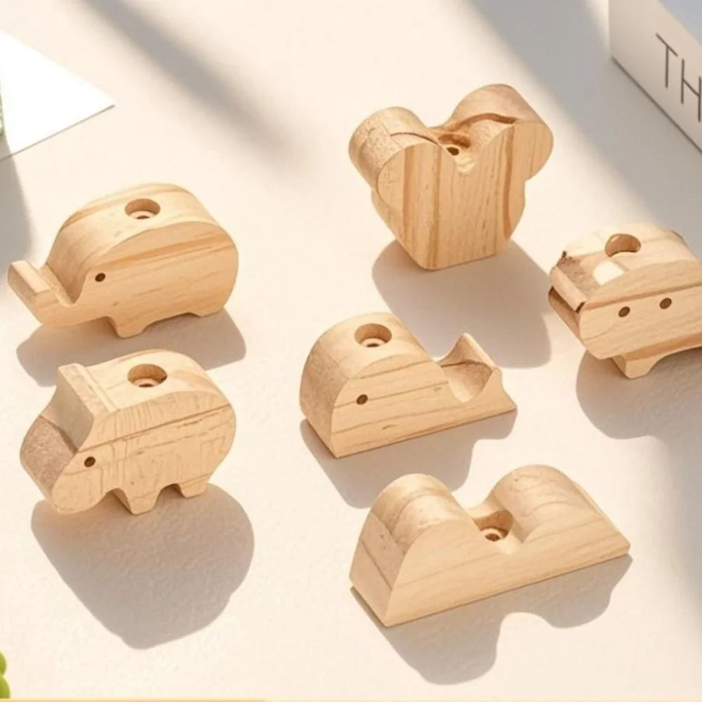Eco-Friendly Wooden Aromatherapy Diffuser Fragrance Diffused Refreshing Air Essential Oil Diffuser Bear/Elephant Shape Oasis Select