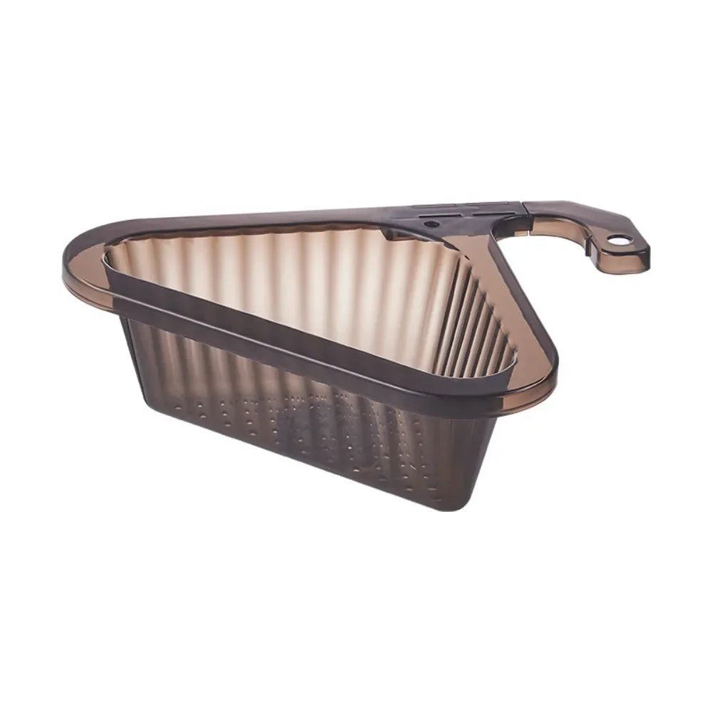 Portable Push-type Kitchen Sink Filter Basket Separate Drain Bowl Filter Basket Anti-leakage Anti-leakage Sink Storage Rack Oasis Select Black 1