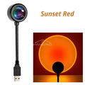 LED Sunset Lamp USB Projector – Mood Night Light for Bedroom