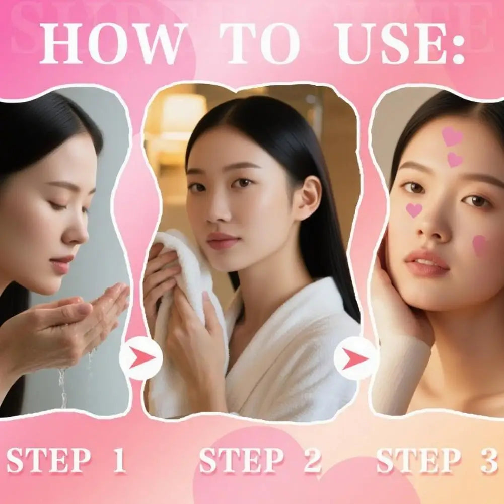 1080PCS Cute Pink Heart-Shaped Pimple Patches For Teens Girls Conceal Breakouts Acne Blemish Hydrocolloid Zit Stickers Skincare Oasis Select