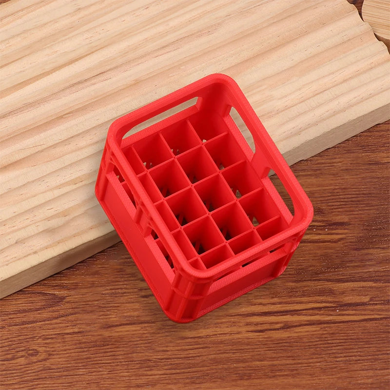 Stackable AA AAA Battery Storage Box | Beer Crate Organizer