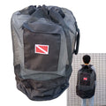 Oversized Scuba Diving Mesh Backpacks Mesh Tech Diving Backpack for Snorkeling Gear Holds Mask Fins Snorkel Diver Equipment Bag Oasis Select Default Title