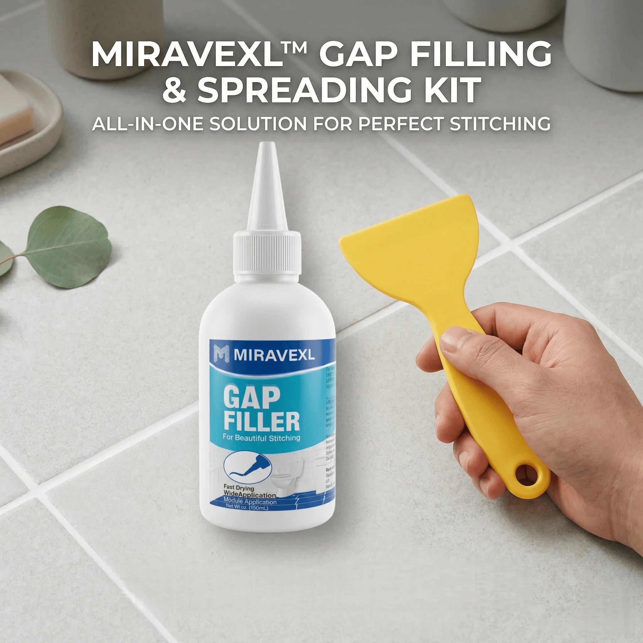 White Tile Grout Repair Kit Fast Drying Shower Filler Waterproof Wall Floor Joint Sealer Bathroom Kitchen Gap Restorer Hand Tool Oasis Select