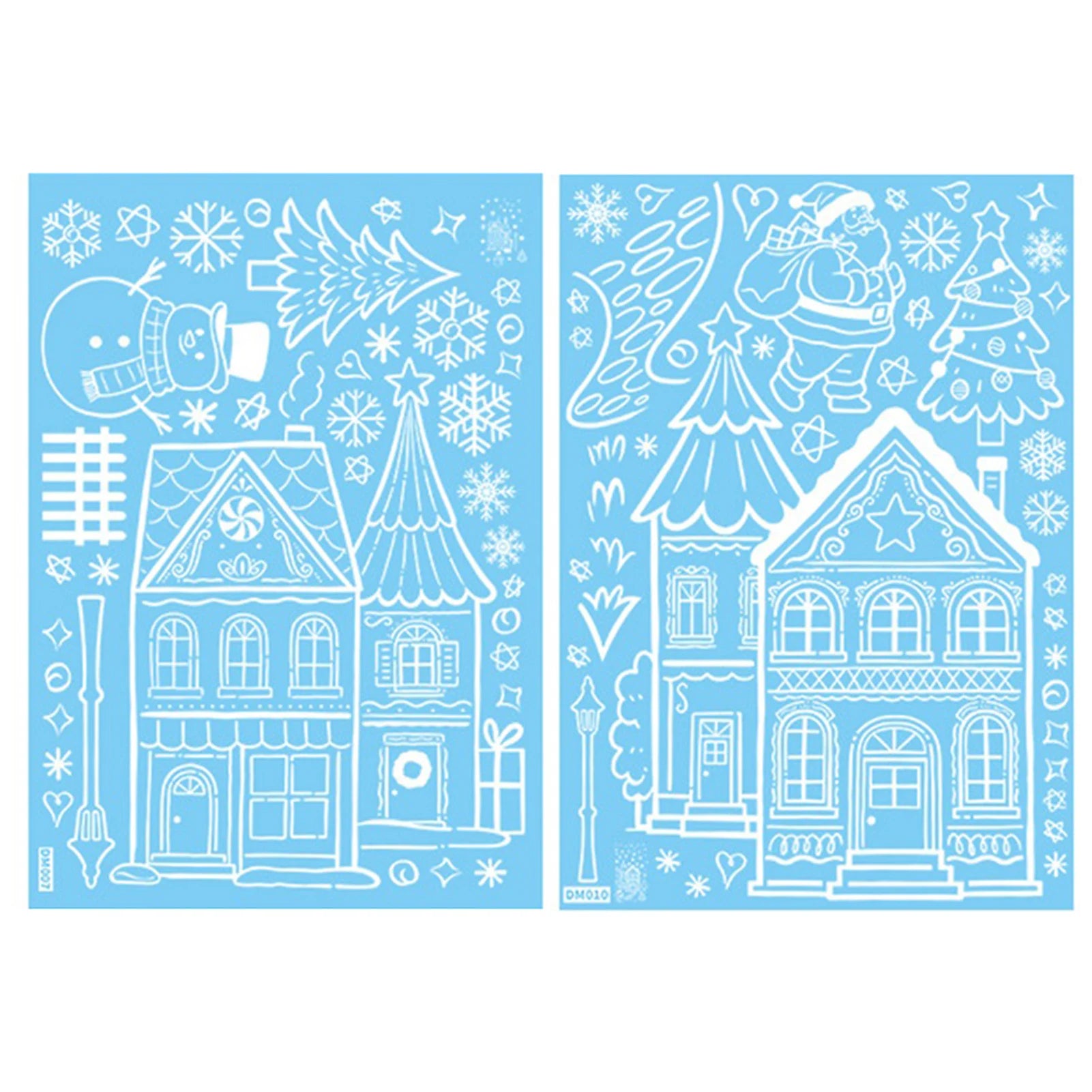 Snowman Christmas Window Clings & Removable Xmas Wall Decals Christmas Window Decals Oasis Select DM7 DM10