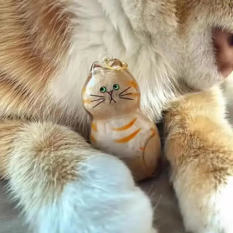 Cat Keychain Pendant Backpack Cat Hair Storage Box Hanging Cat Bag Hanging Pet Hair Grooming Souvenirs Oasis Select