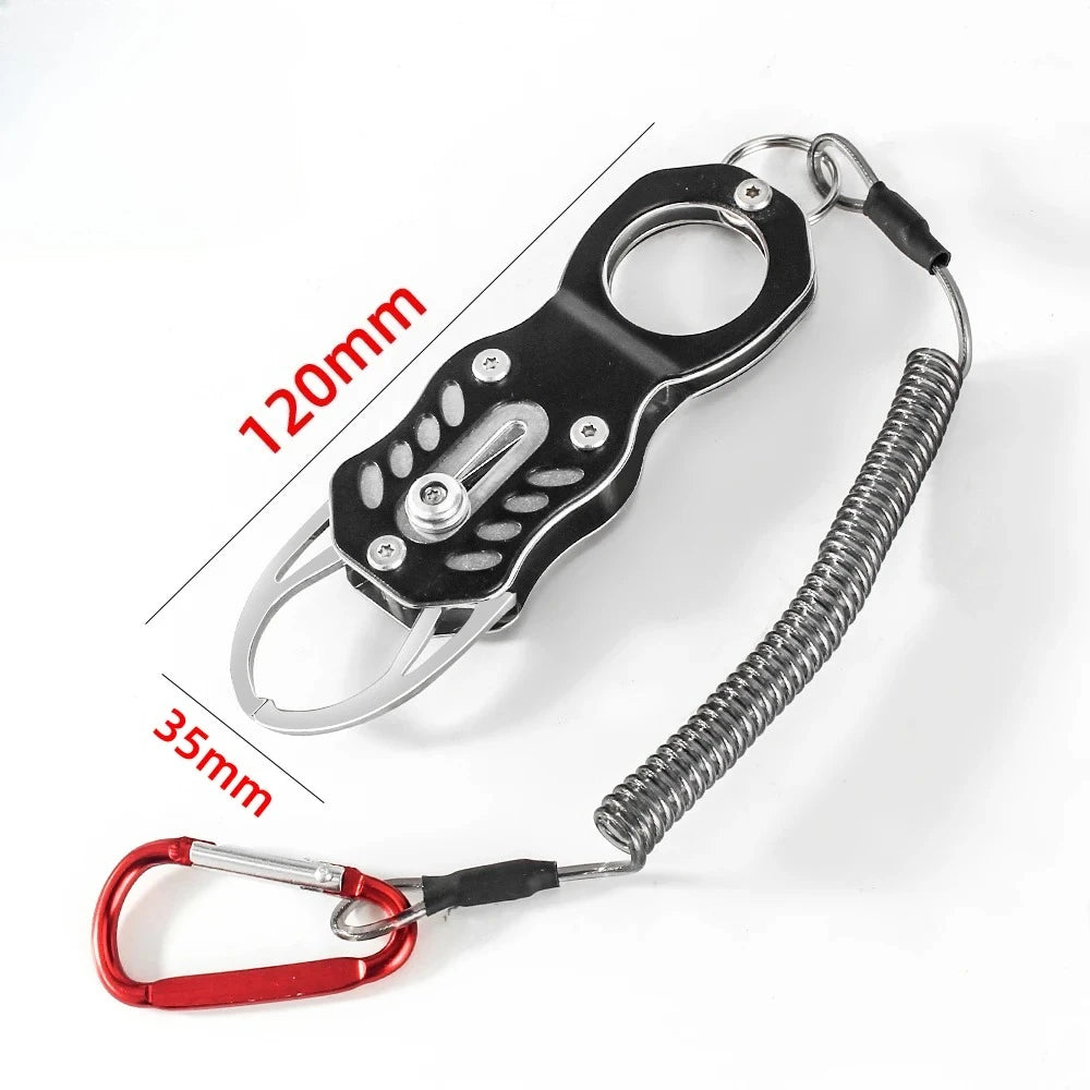 Rust Proof 304Stainless Steel Fish Grip Portable Lock Fishing Tackle Lip Clip Tool FishController Portable Professional Oasis Select