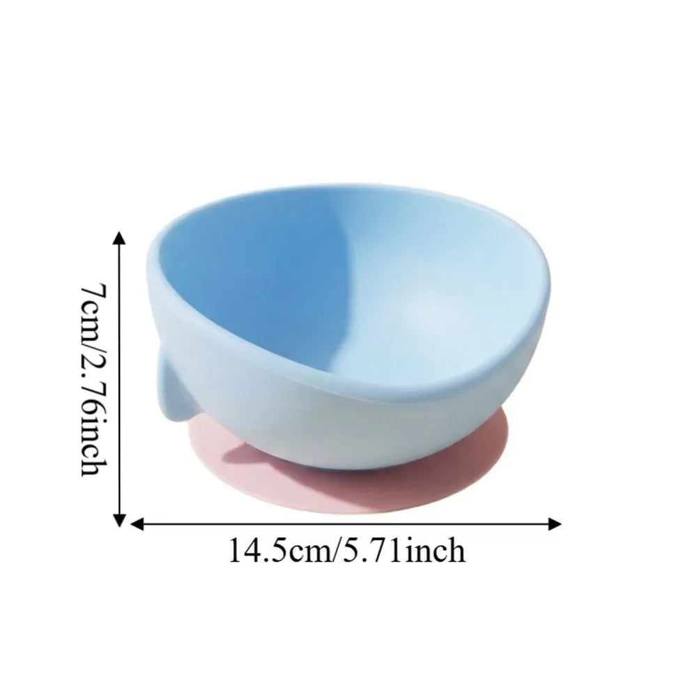 Silicone Suction Cup Pet Bowl – Anti-Spill Slow Feeder