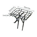 Bike Rack for Bike Lightweight Bracket Luggage Holder Large Front Bicycle Basket for Biking Cycling Touring Delivery Travel Oasis Select Black