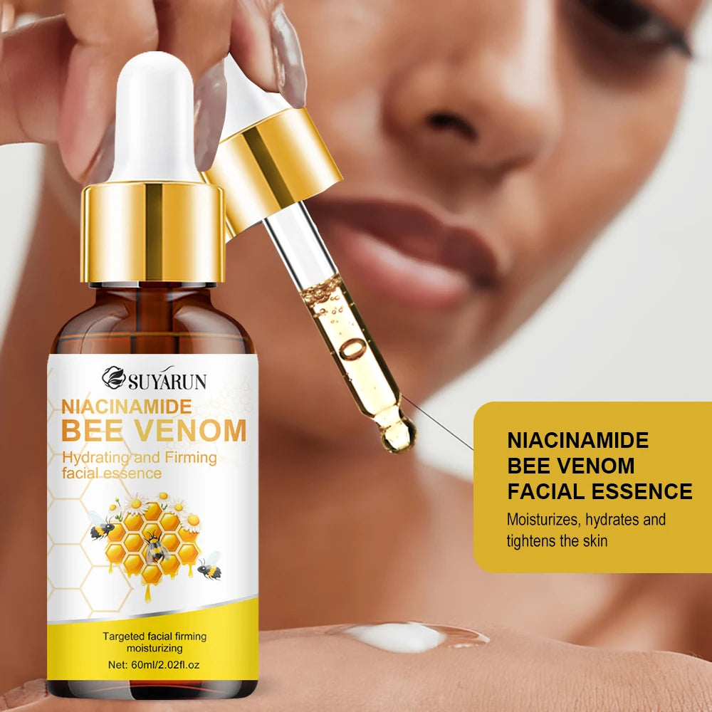 SUYARUN Niacinamide & Bee Venom Face Serum – Brightening Anti-Aging Face Serum Oasis Select