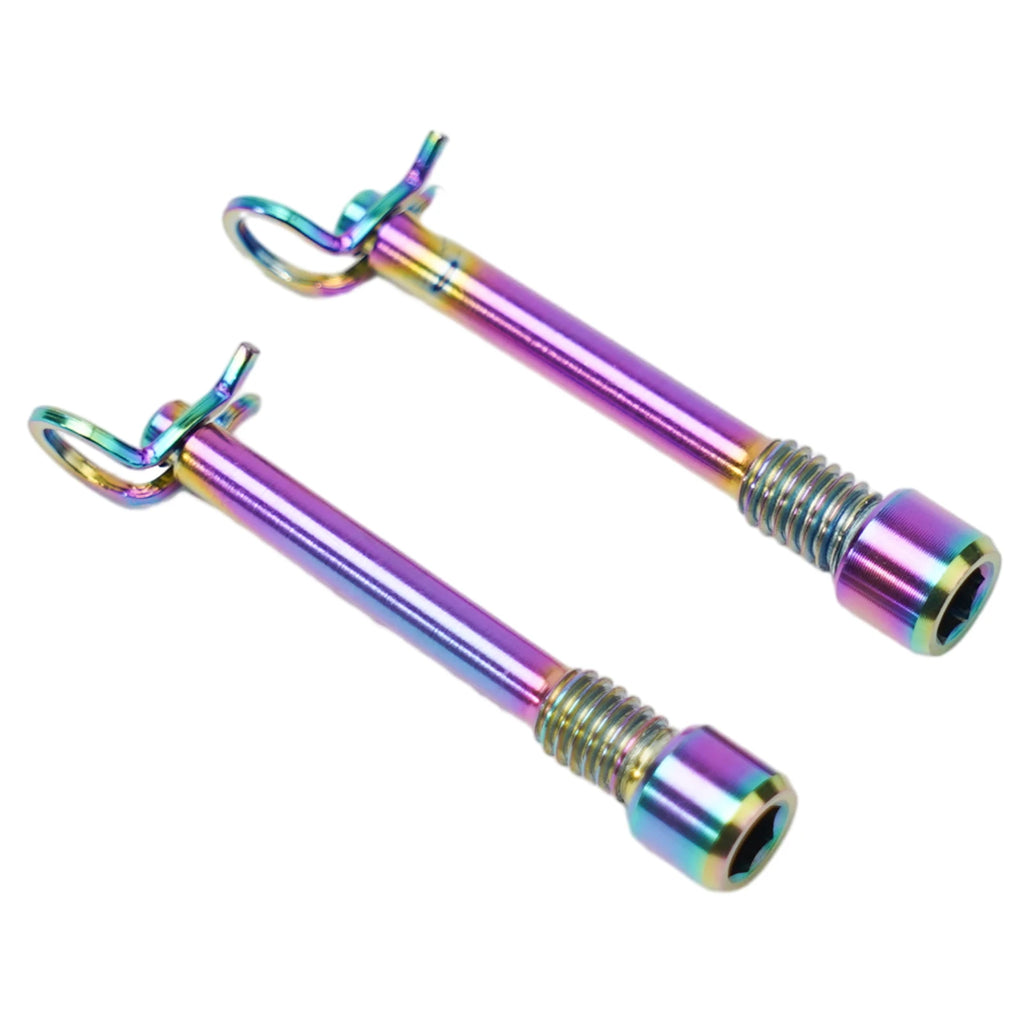 Newest Useful Hot Sale Practical Latch Bicycle Bolt Brake M4x26 Pin Screw 12*7*2cm Titanium 2-4N.M Accessories Oasis Select
