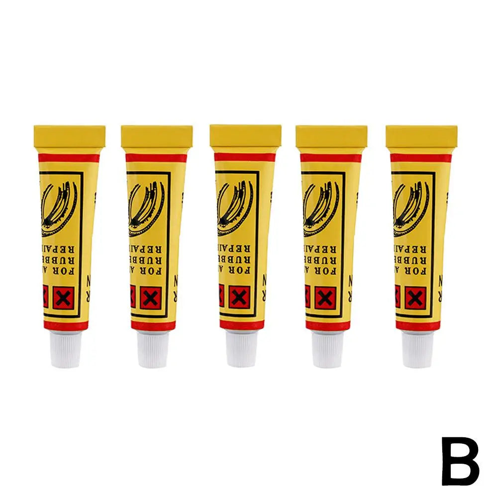 5/20pcs Car Motorcycle Bicycle Tire Repairing Glue Inner Tube Puncture Repair Glue Agent Emergency Portable Tyre Vulcanized Glue Oasis Select 5PCS-B