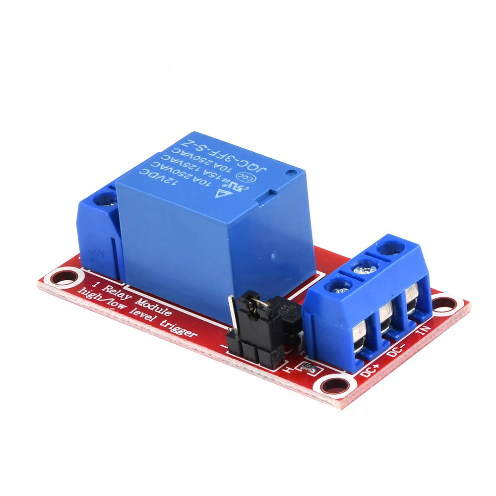 1-10Pcs 1 Channel 12V Relay Module Board Shield With Optocoupler Relay Module Support High and Low Level Trigger Oasis Select