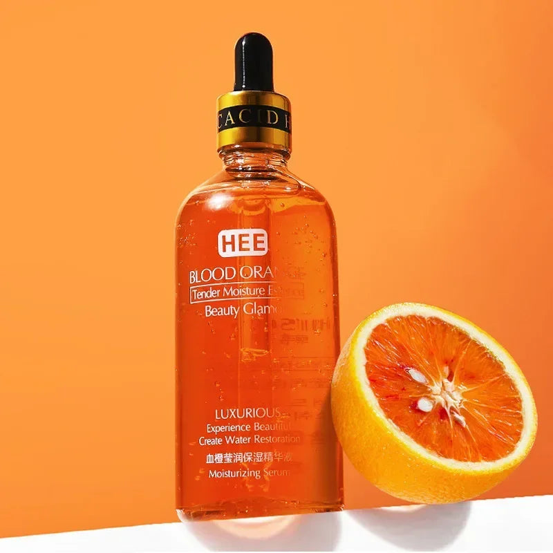 100ml Blood Orange Vitamin C Facial Essence Revitalizing Moisturizing Firming Brightening Skin Tone Nicotinamide Serum Oasis Select