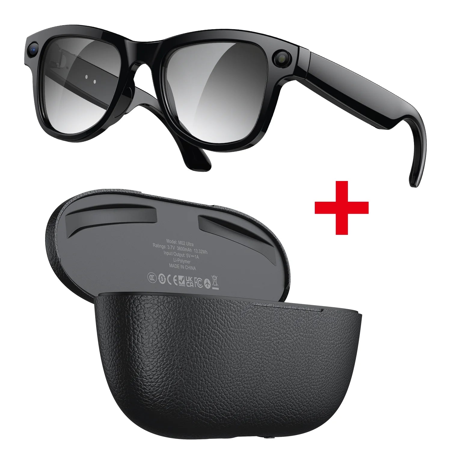 MINGCC M02-Ultra AI Smart Glasses | Camera, Calls & Translation