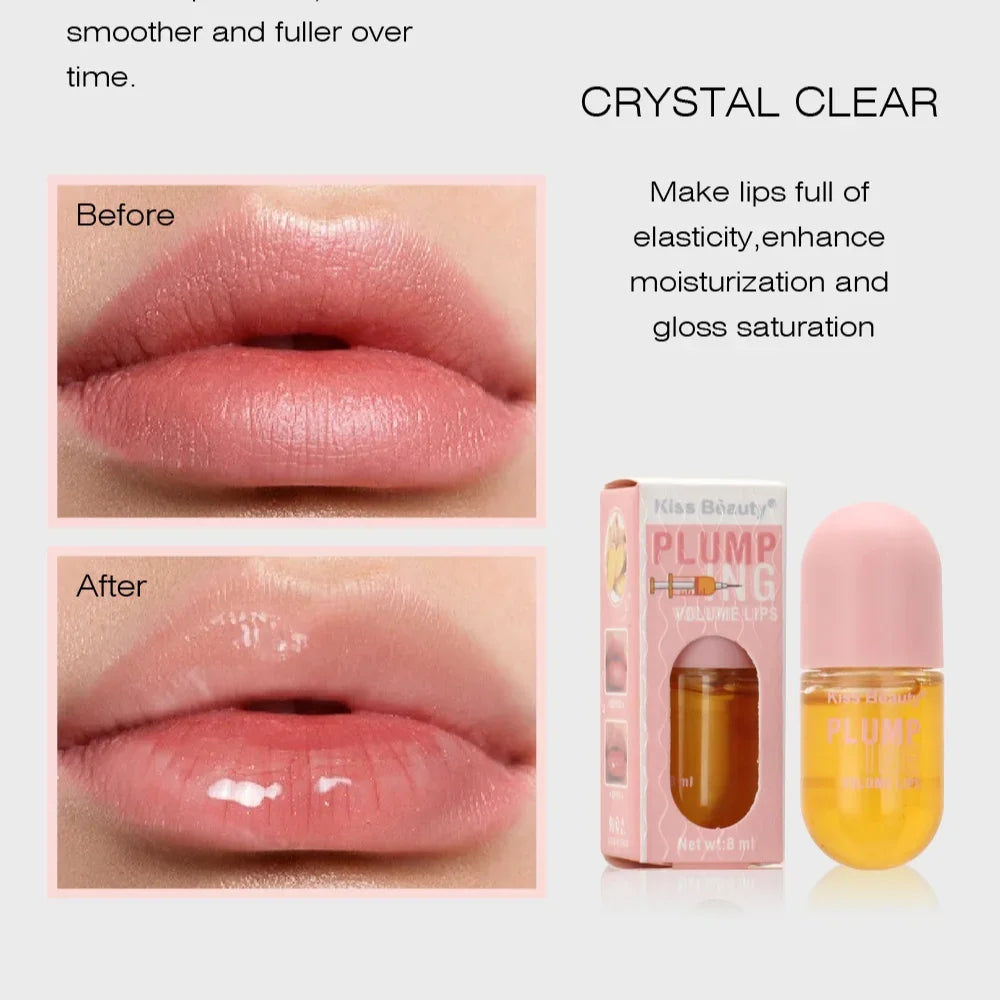 Eelhoe Lip Plumper Oil & Collagen Serum – Volumising Lip Gloss Lip Plumper Serum Oasis Select