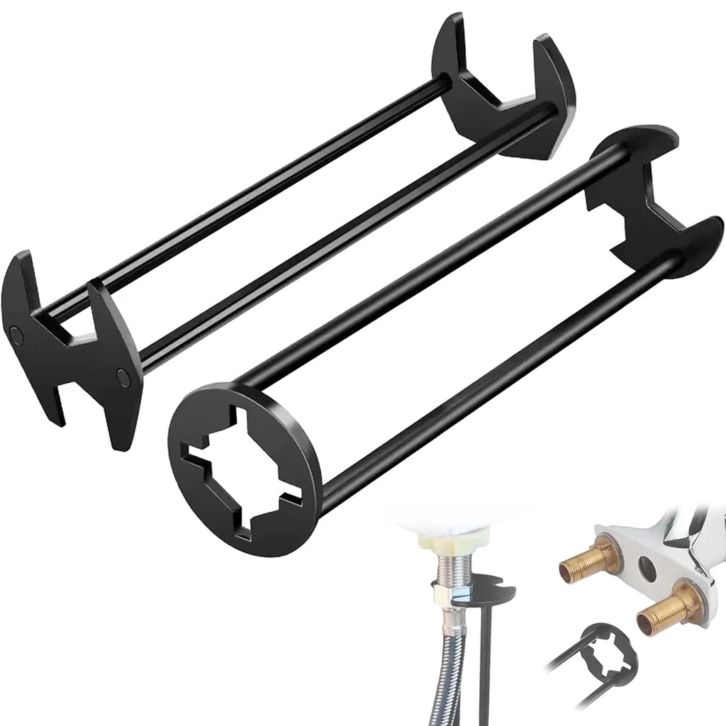Multifunctional Basin Wrench – Professional Sink Faucet Tool for Tight Spaces, Under Sink Plumbing Repair for Kitchen & Bathroom Oasis Select