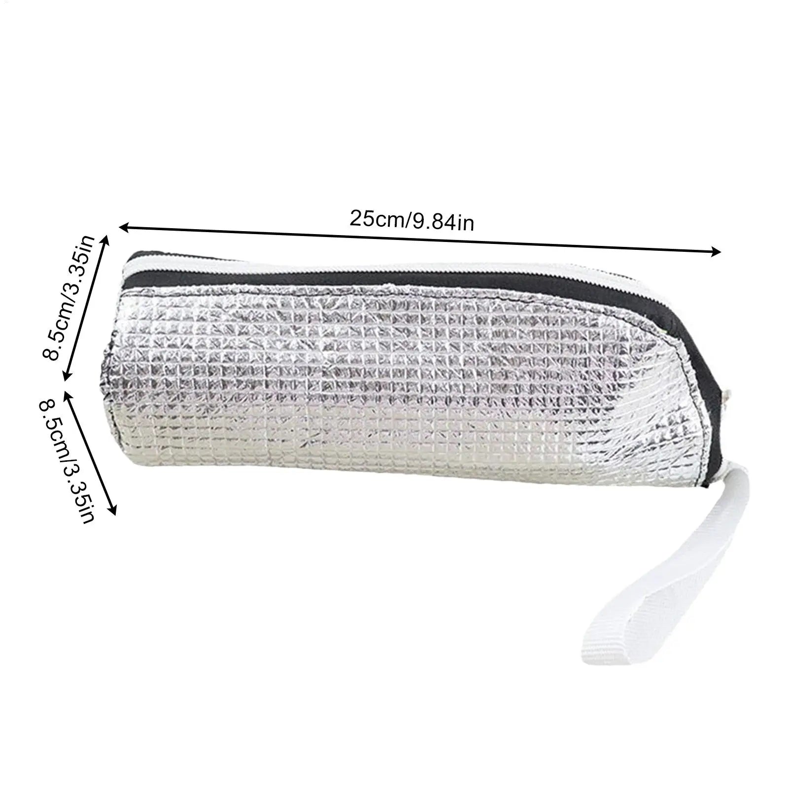 Insulation bag daily portable insulation bag aluminum foil portable can hang water cup insulation cover Water Bottle Cover Oasis Select