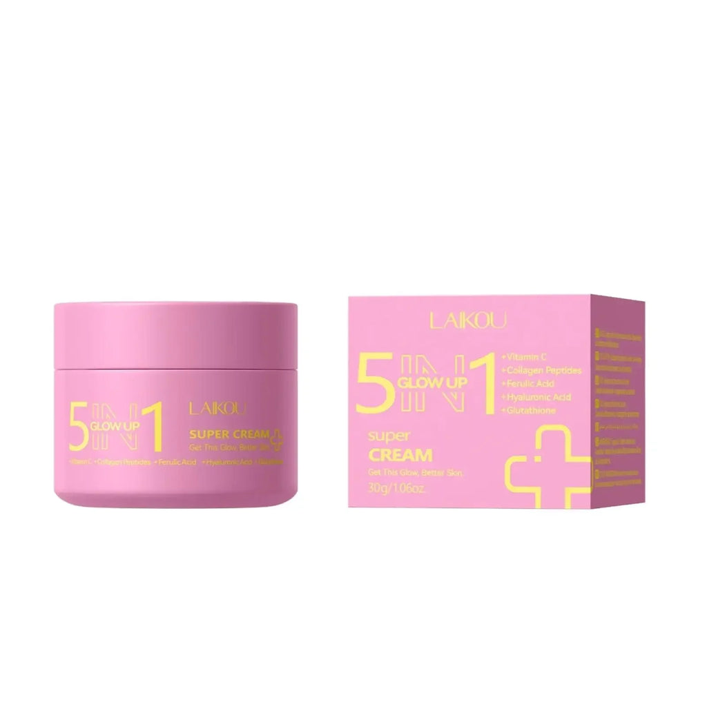 Face Moisturizer 30g Hydrating Cream Deep Repair Evens Skin Tone Reduces Dark Spots 5In1 Glow Skincare Oasis Select