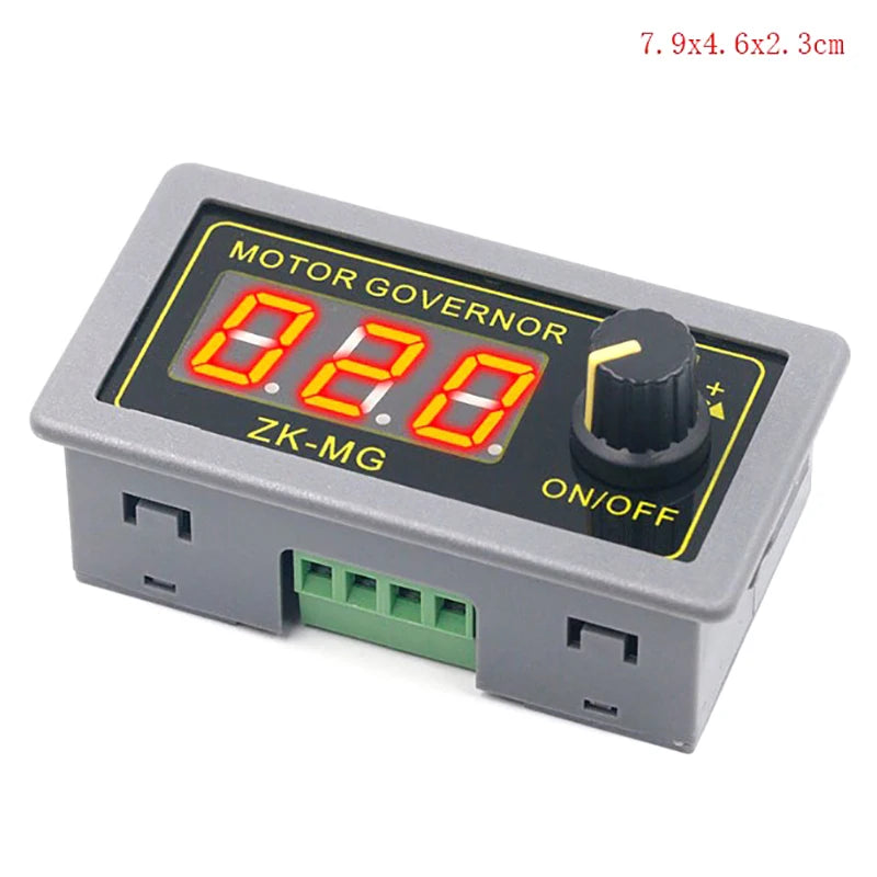 1pc DC 5-30V 12v 24v 5A DC Motor Controller PWM Adjustable Speed Digital Display Encoder Frequency MAX 15A ZK-MG Oasis Select