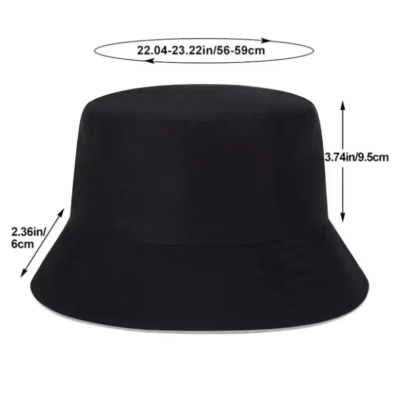 Women's New Frog Bucket Hats Summer Outdoor Cotton Wild Panama Fishing Sun Protection Sunscreen Casual Bob Caps Oasis Select