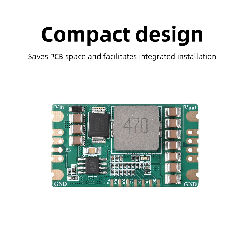 B560C 5A Step down Power Module Mini DC-DC Buck Converter Volt Regulator 5V-60V to 7.4V 8.4V 5/9/12/15/18/20V Adjustable Output Oasis Select