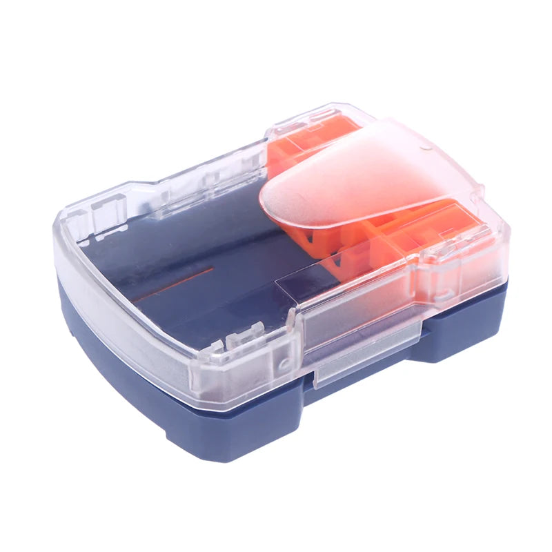 Drill Bit Storage Case Portable 6.35mm Hex Drill Bit Case 5 Sizes Water Resistant PVC Detachable Holder Hangable Storage Oasis Select