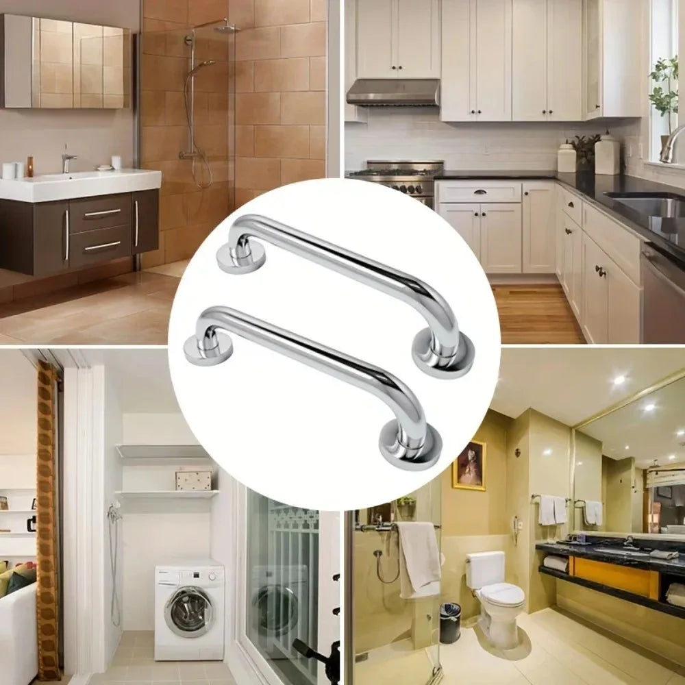 304 Stainless Steel Bathroom Safety Handrail for Disabled Elderly Accessible Toilet Grab Bar Wall Mounted Support Railing Oasis Select