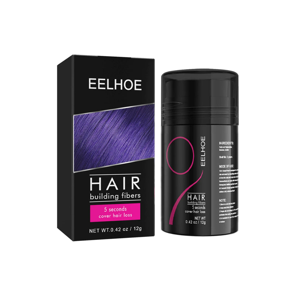 EELHOE Dense Hair Fiber Increase Hair Loss Concealer Instant Hair Shading Powder Hairline Enhancement Hairline Shadow Powder 12g Oasis Select